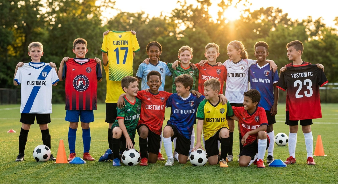 Custom soccer jerseys for youth teams