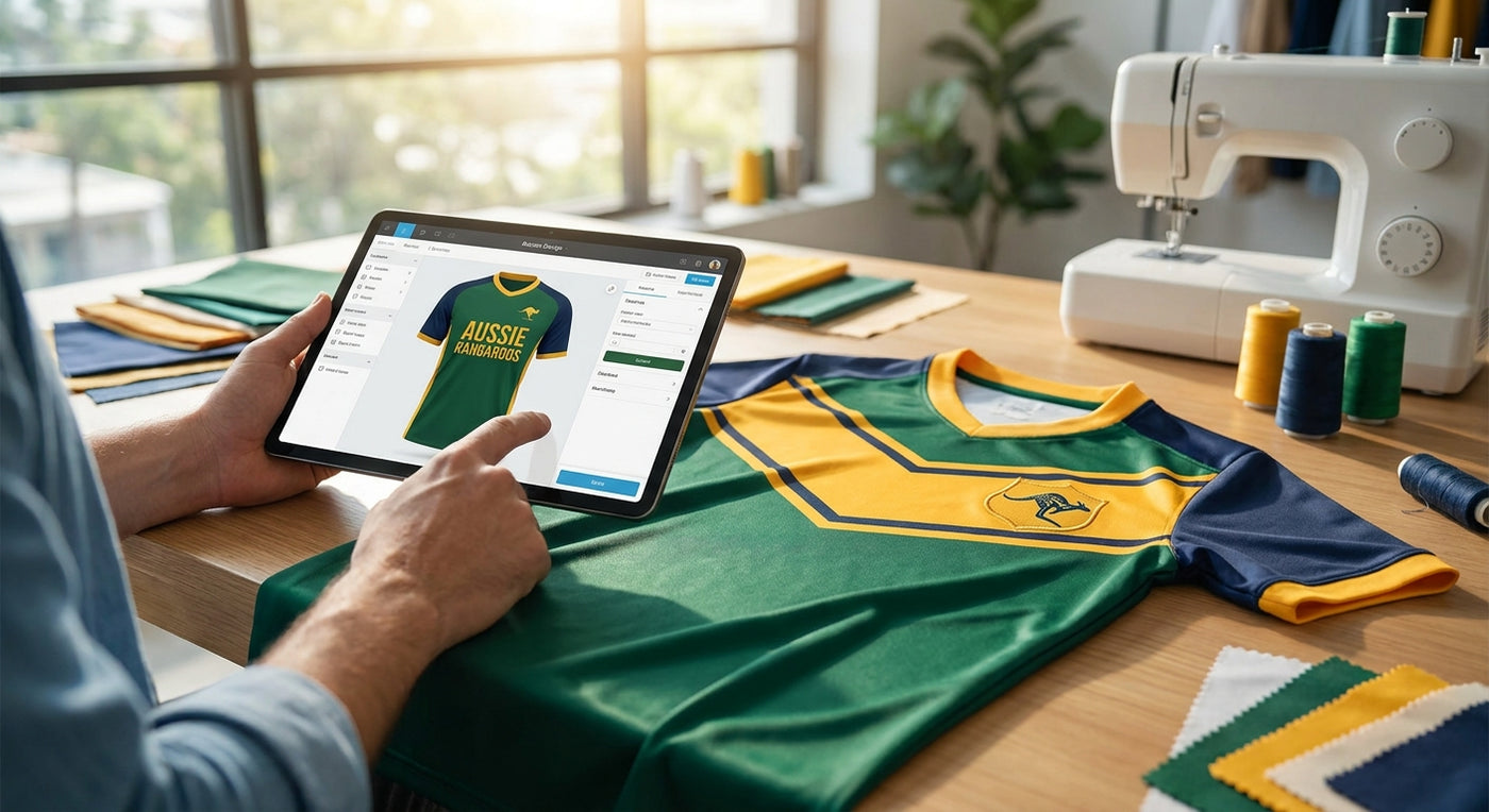 Custom soccer jersey maker for Australian clubs