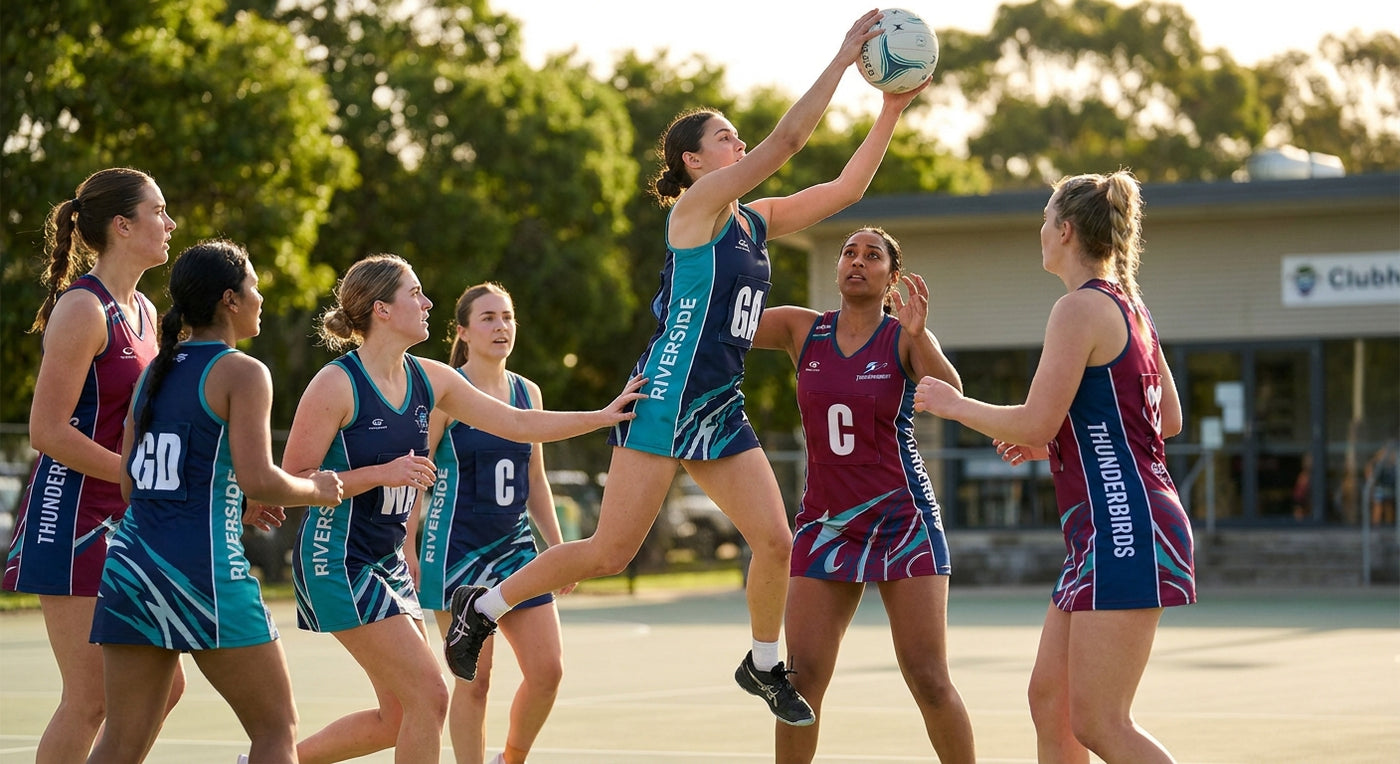 Best custom netball uniforms for club teams