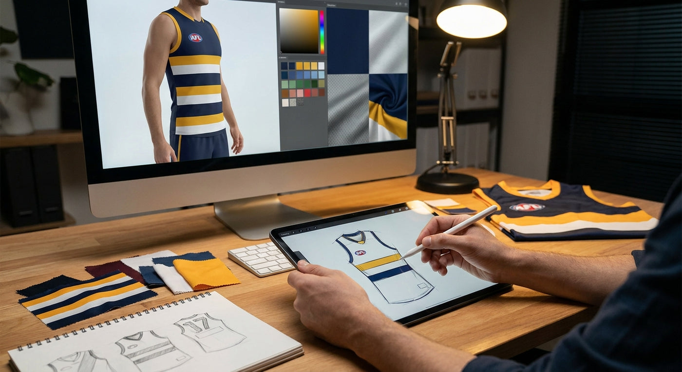 How to design a custom AFL guernsey for your club