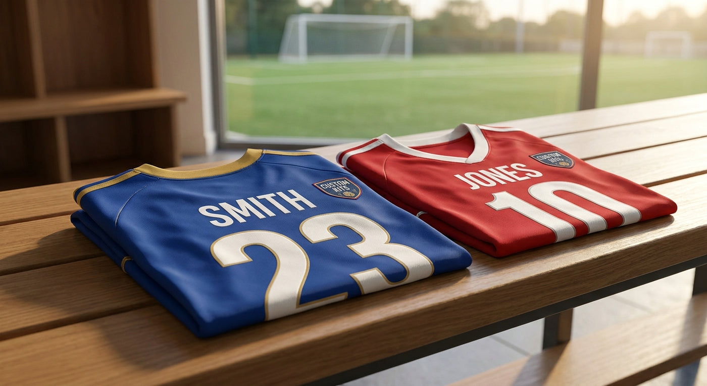 Custom soccer jerseys with name and number