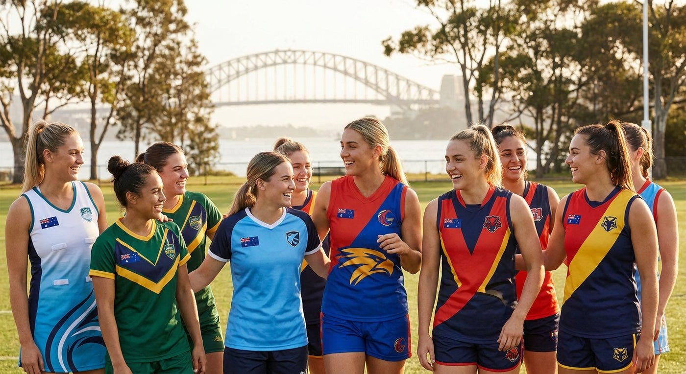 Custom jerseys for womens sports teams Australia