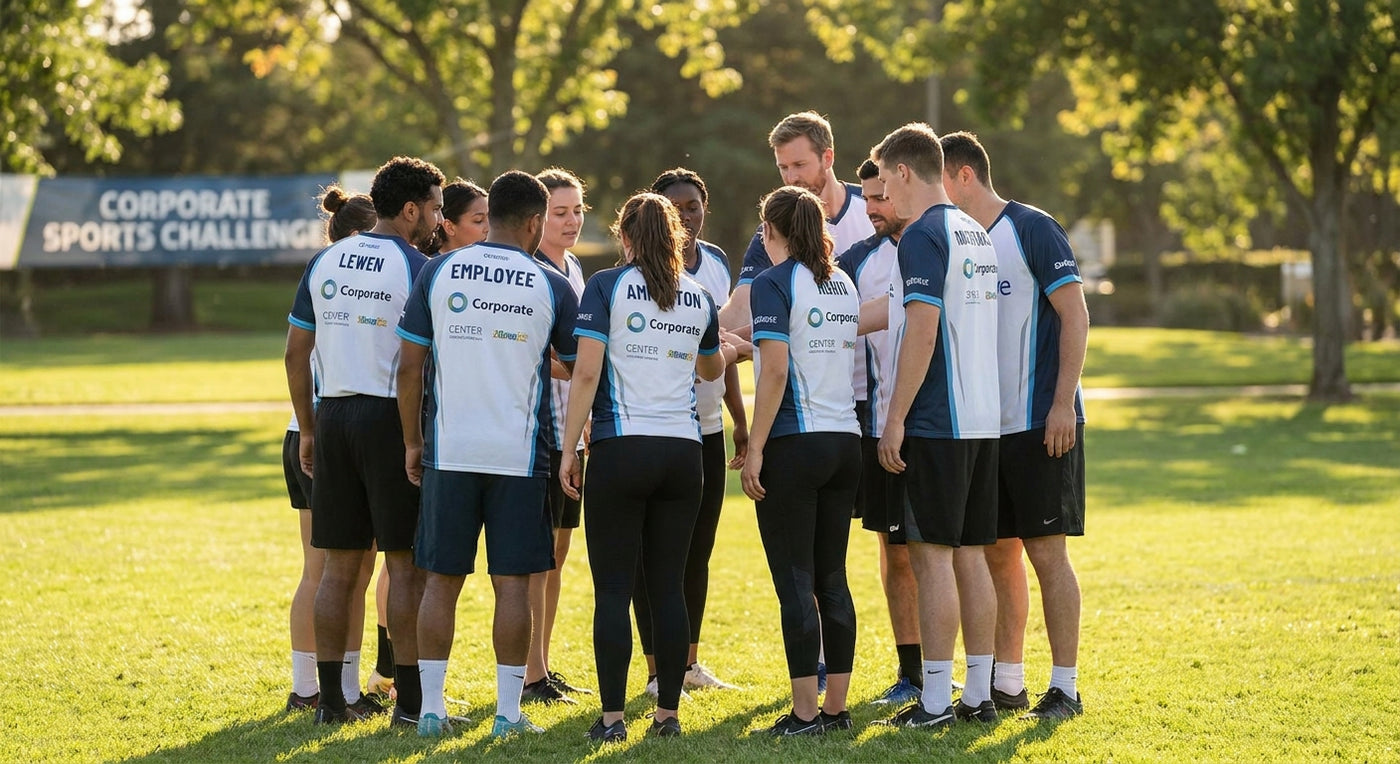 Custom jerseys for corporate sports events