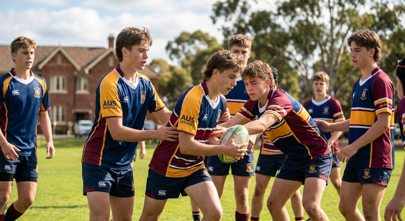 Custom rugby jerseys for school competitions Australia