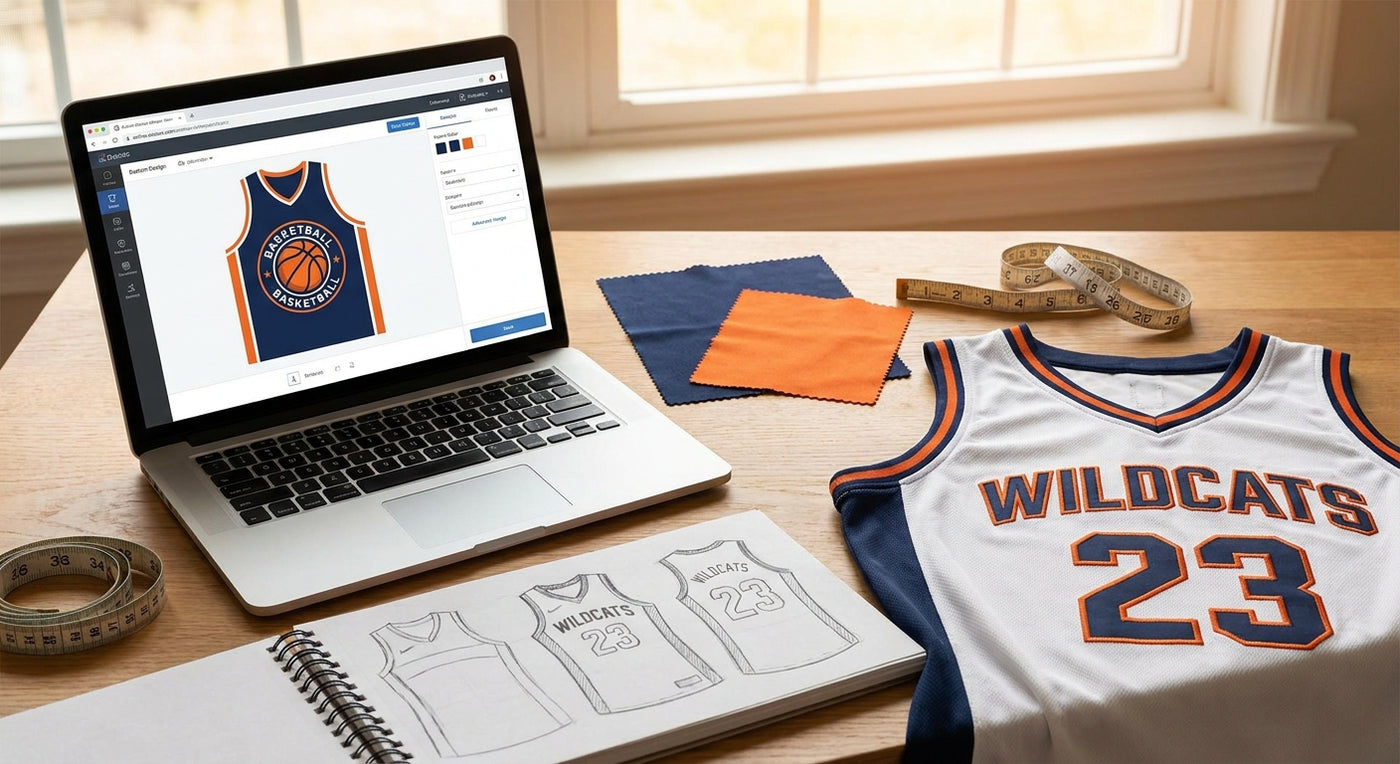 How to order custom basketball jerseys for your team