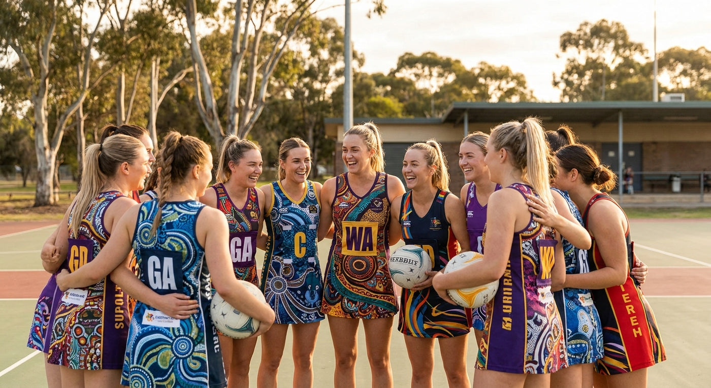 Custom netball dresses for womens competitions